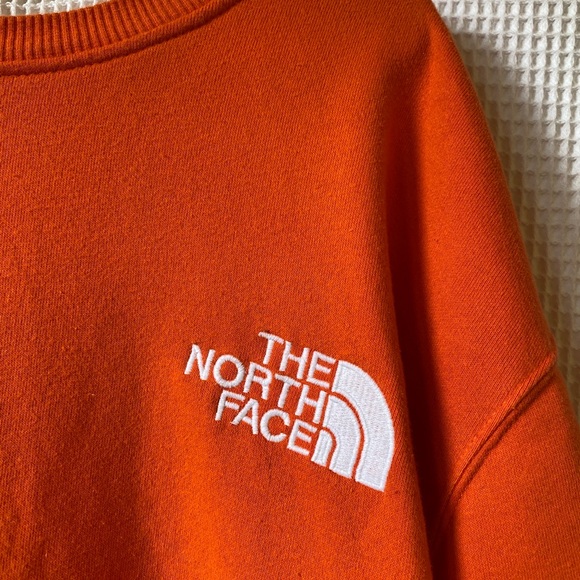 North Face Orange Unisex Sweatshirt XXL - Picture 3 of 3